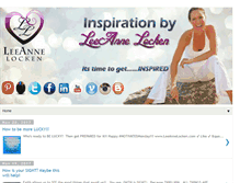 Tablet Screenshot of inspirationbyleeannelocken.com